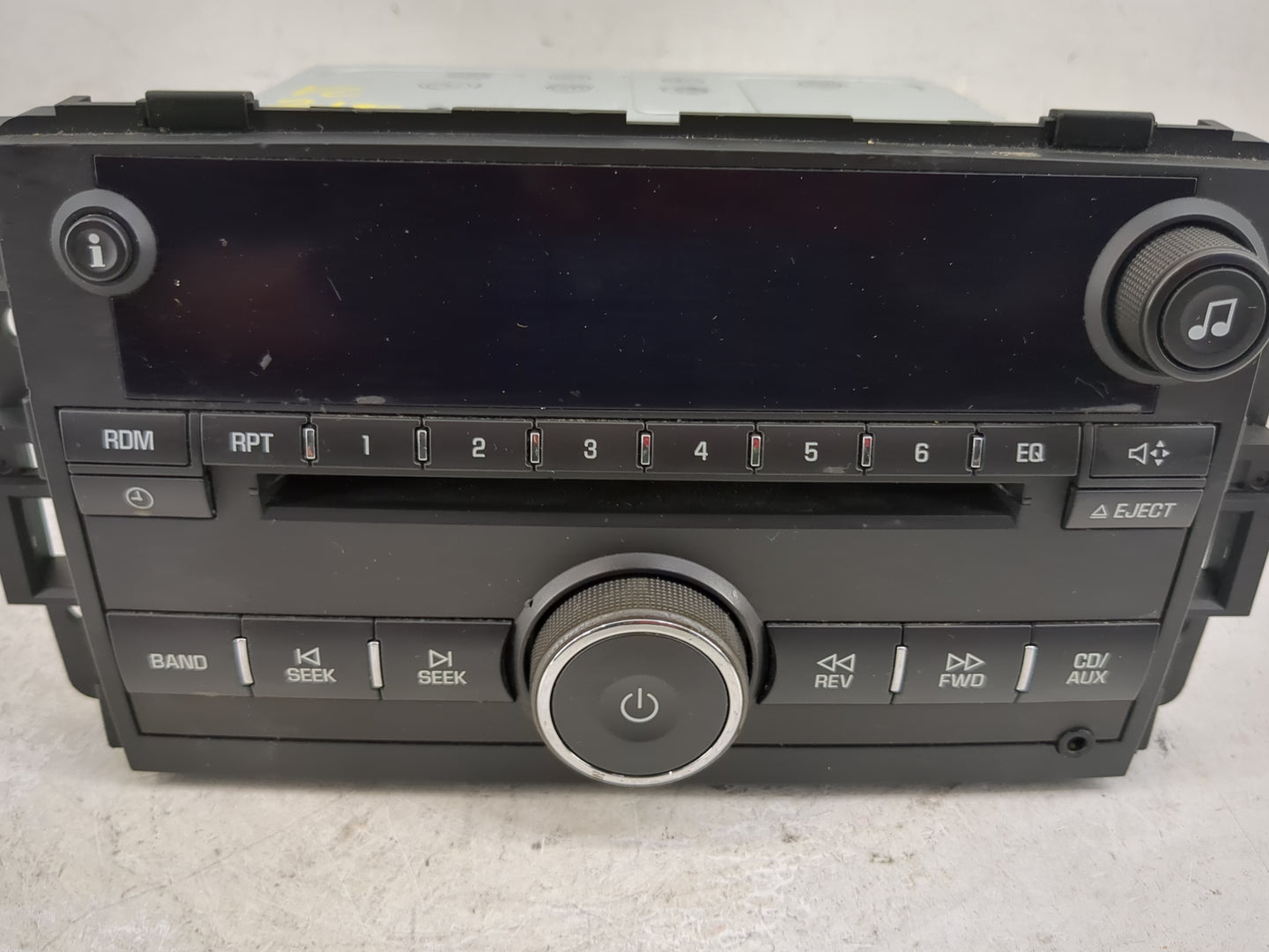 2009-2016 Chevrolet Impala Radio AM FM Cd Player Receiver Replacement P/N:20756283 123000-2920A101 Fits OEM Used Auto Parts 