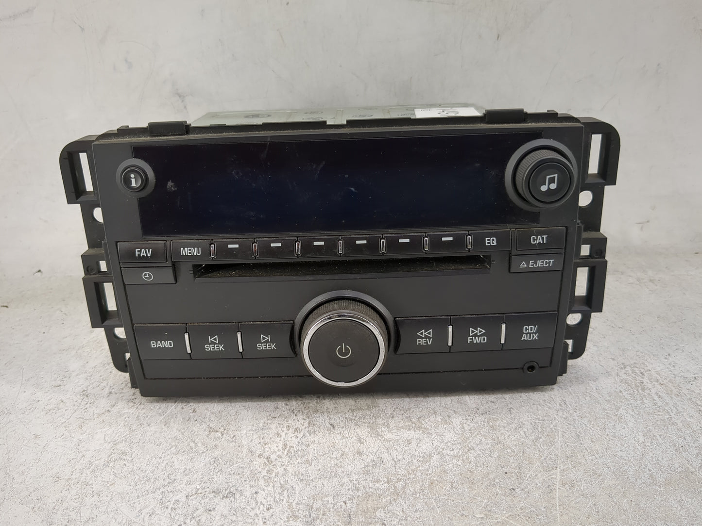 2009-2010 Chevrolet Impala Radio AM FM Cd Player Receiver Replacement P/N:20914861 123000-1860C101 Fits Fits 2009 2010 OEM U