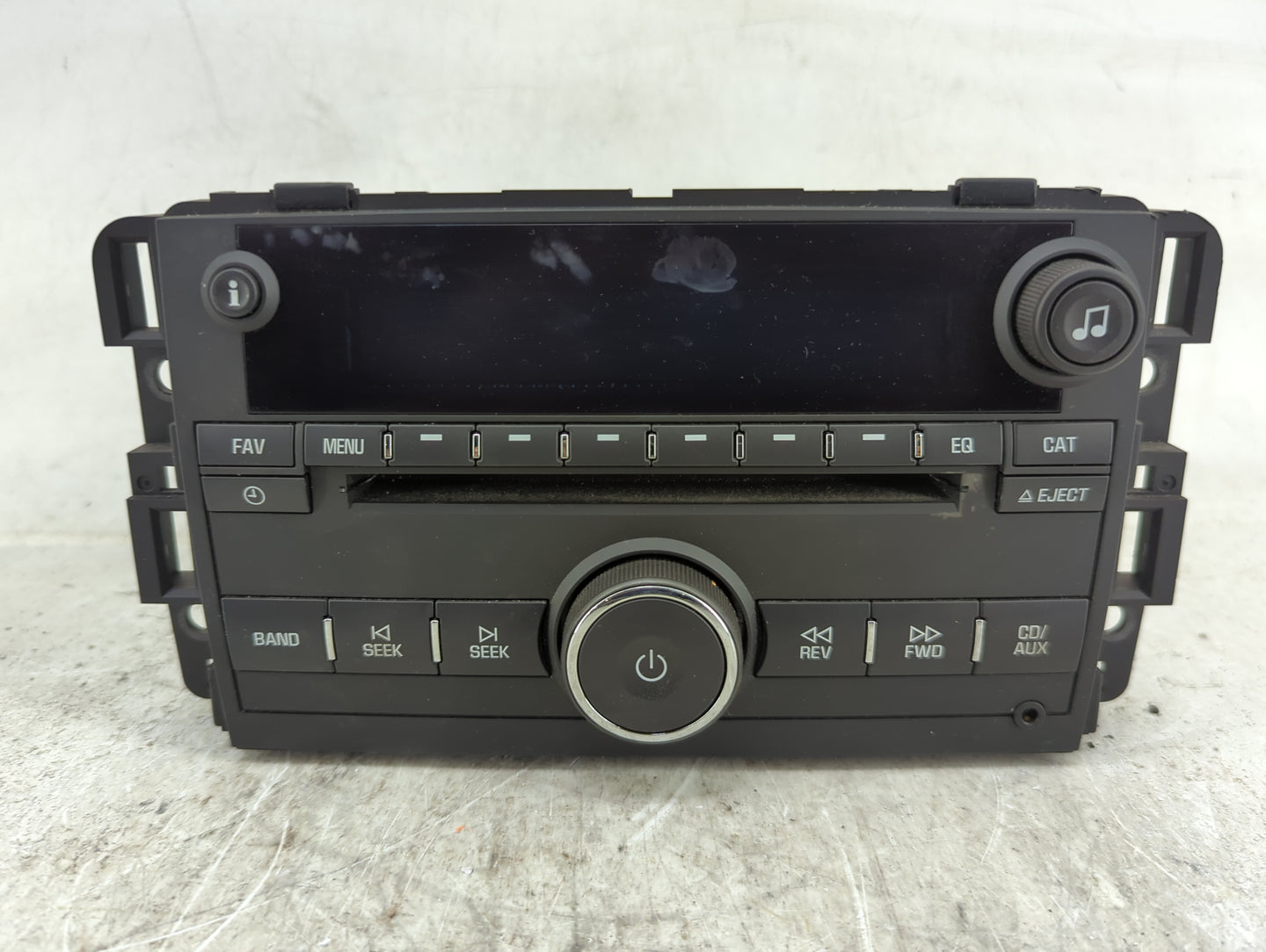 2009-2010 Chevrolet Impala Radio AM FM Cd Player Receiver Replacement P/N:07A09001F6E50 12106057-045 Fits Fits 2009 2010 OEM
