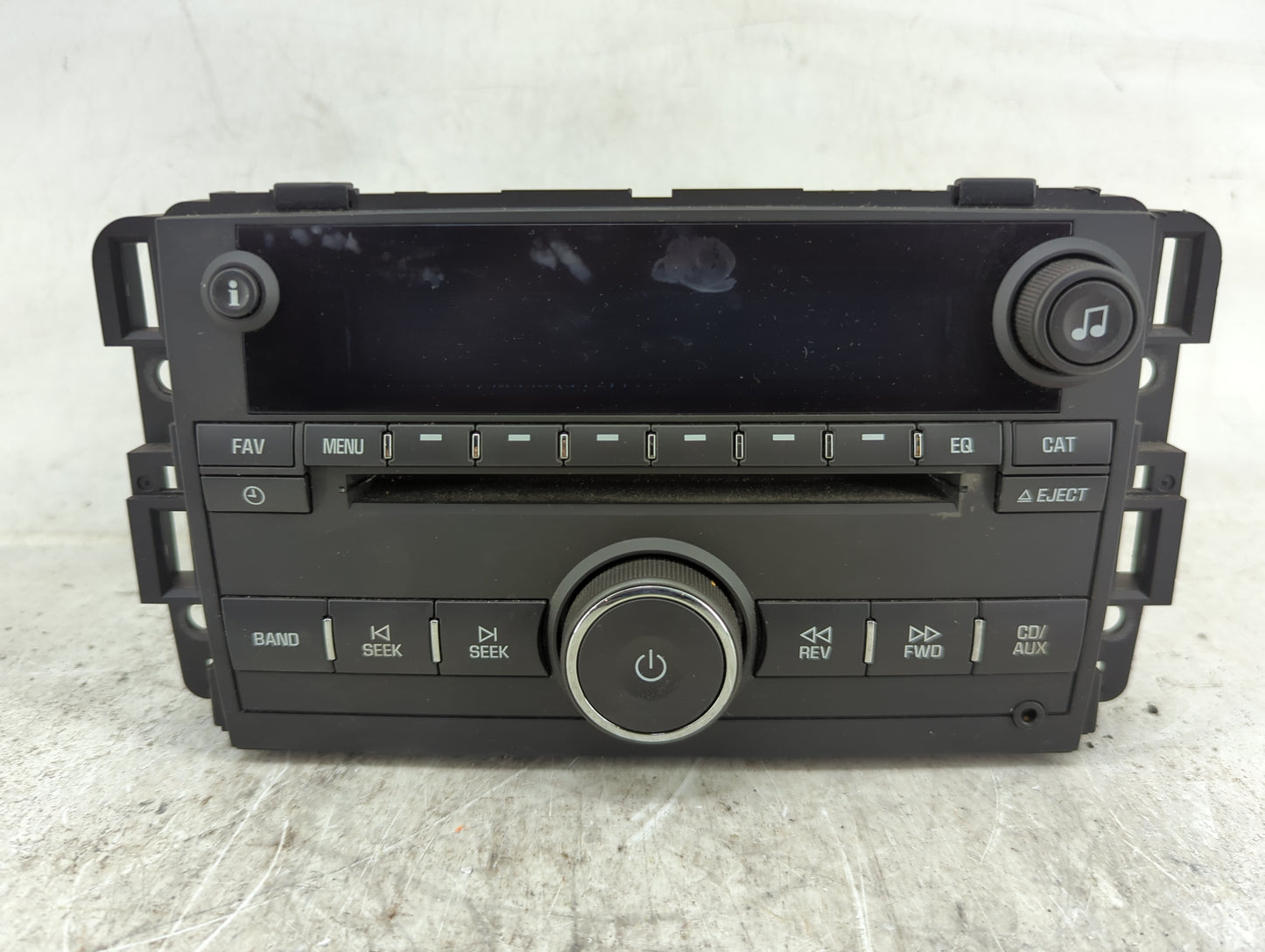 2009-2010 Chevrolet Impala Radio AM FM Cd Player Receiver Replacement P/N:07A09001F6E50 12106057-045 Fits Fits 2009 2010 OEM