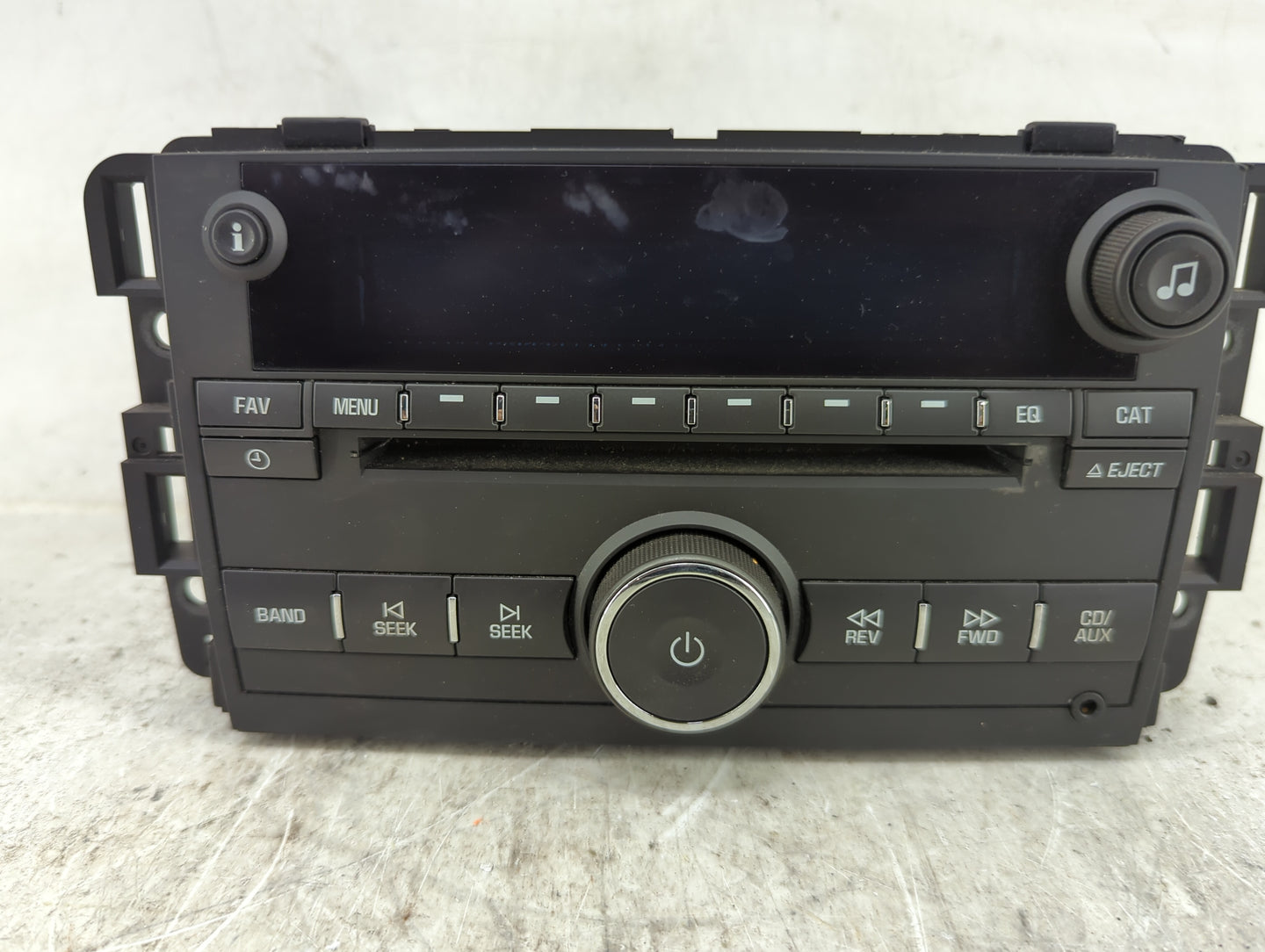 2009-2010 Chevrolet Impala Radio AM FM Cd Player Receiver Replacement P/N:07A09001F6E50 12106057-045 Fits Fits 2009 2010 OEM