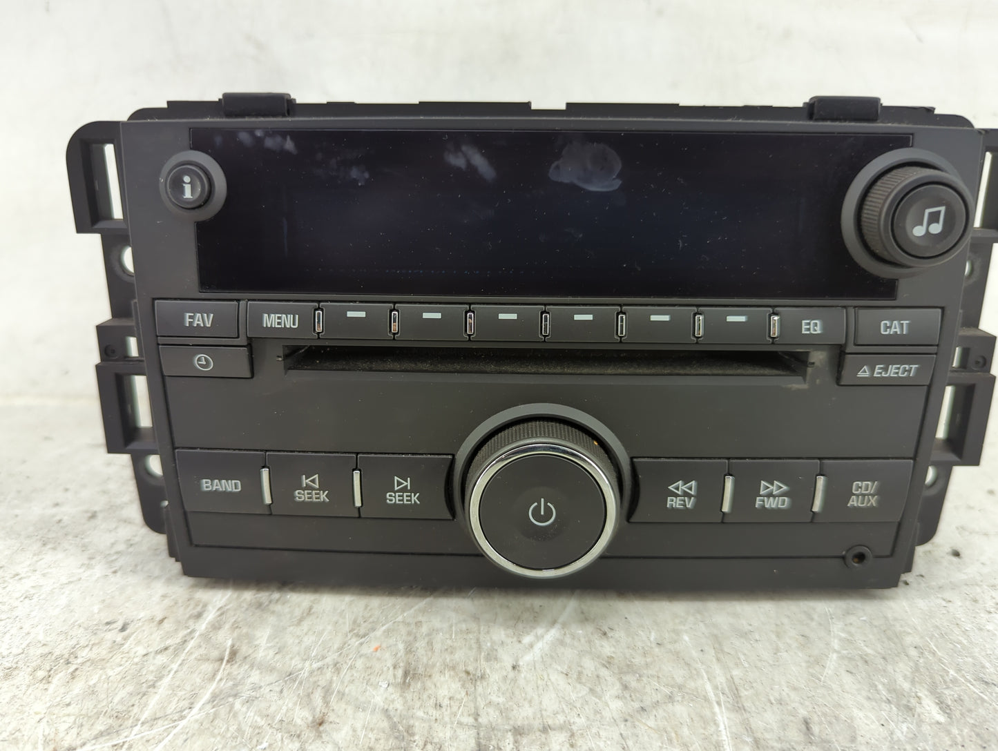 2009-2010 Chevrolet Impala Radio AM FM Cd Player Receiver Replacement P/N:07A09001F6E50 12106057-045 Fits Fits 2009 2010 OEM