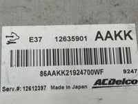 2010-2011 Chevrolet Impala PCM Engine Control Computer ECU ECM PCU OEM P/N:12635901 Fits Fits 2007 2008 2009 2010 2011 2012 