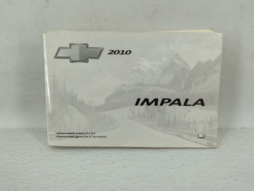 2010 Chevrolet Impala Owners Manual Book Guide OEM Used Auto Parts - Oemusedautoparts1.com