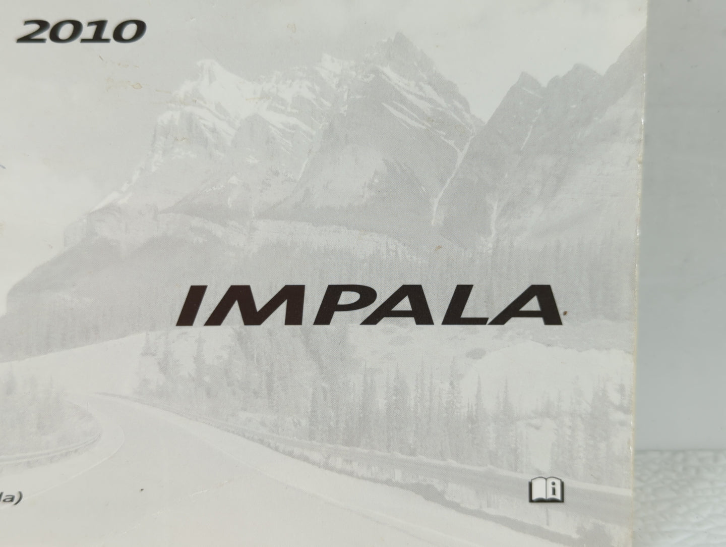 2010 Chevrolet Impala Owners Manual Book Guide OEM Used Auto Parts - Oemusedautoparts1.com