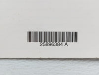 2010 Chevrolet Impala Owners Manual Book Guide OEM Used Auto Parts - Oemusedautoparts1.com