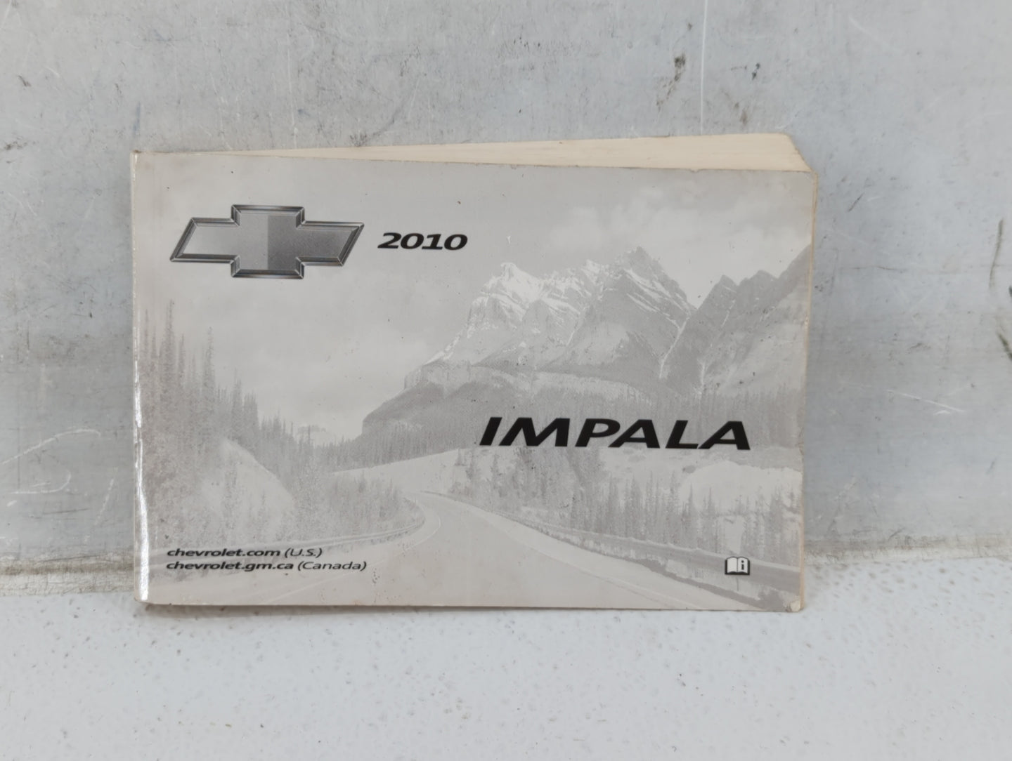 2010 Chevrolet Impala Owners Manual Book Guide P/N:25896384 B OEM Used Auto Parts - Oemusedautoparts1.com