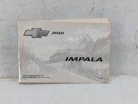 2010 Chevrolet Impala Owners Manual Book Guide P/N:25896384 B OEM Used Auto Parts - Oemusedautoparts1.com