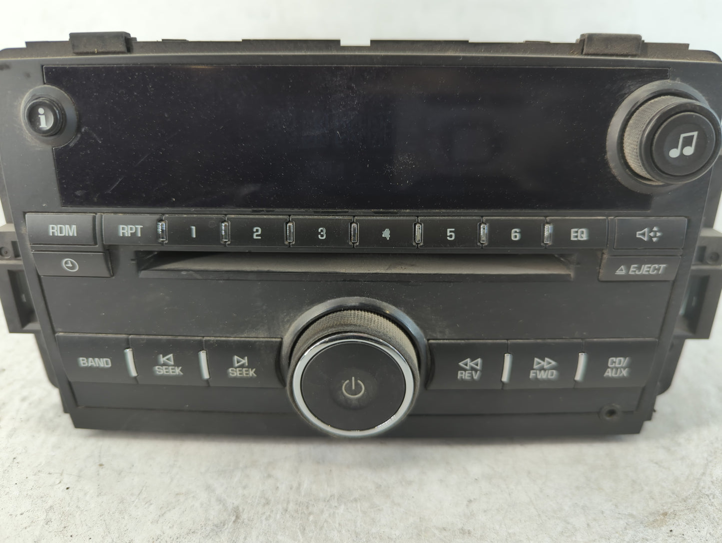 2009-2010 Chevrolet Impala Radio AM FM Cd Player Receiver Replacement P/N:20756283 Fits Fits 2009 2010 OEM Used Auto Parts -