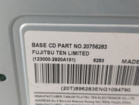 2009-2010 Chevrolet Impala Radio AM FM Cd Player Receiver Replacement P/N:20756283 Fits Fits 2009 2010 OEM Used Auto Parts -