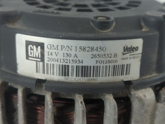 2008-2012 Chevrolet Malibu Alternator Replacement Generator Charging Assembly Engine OEM P/N:2650532 B 15828450 Fits OEM Used Auto Parts