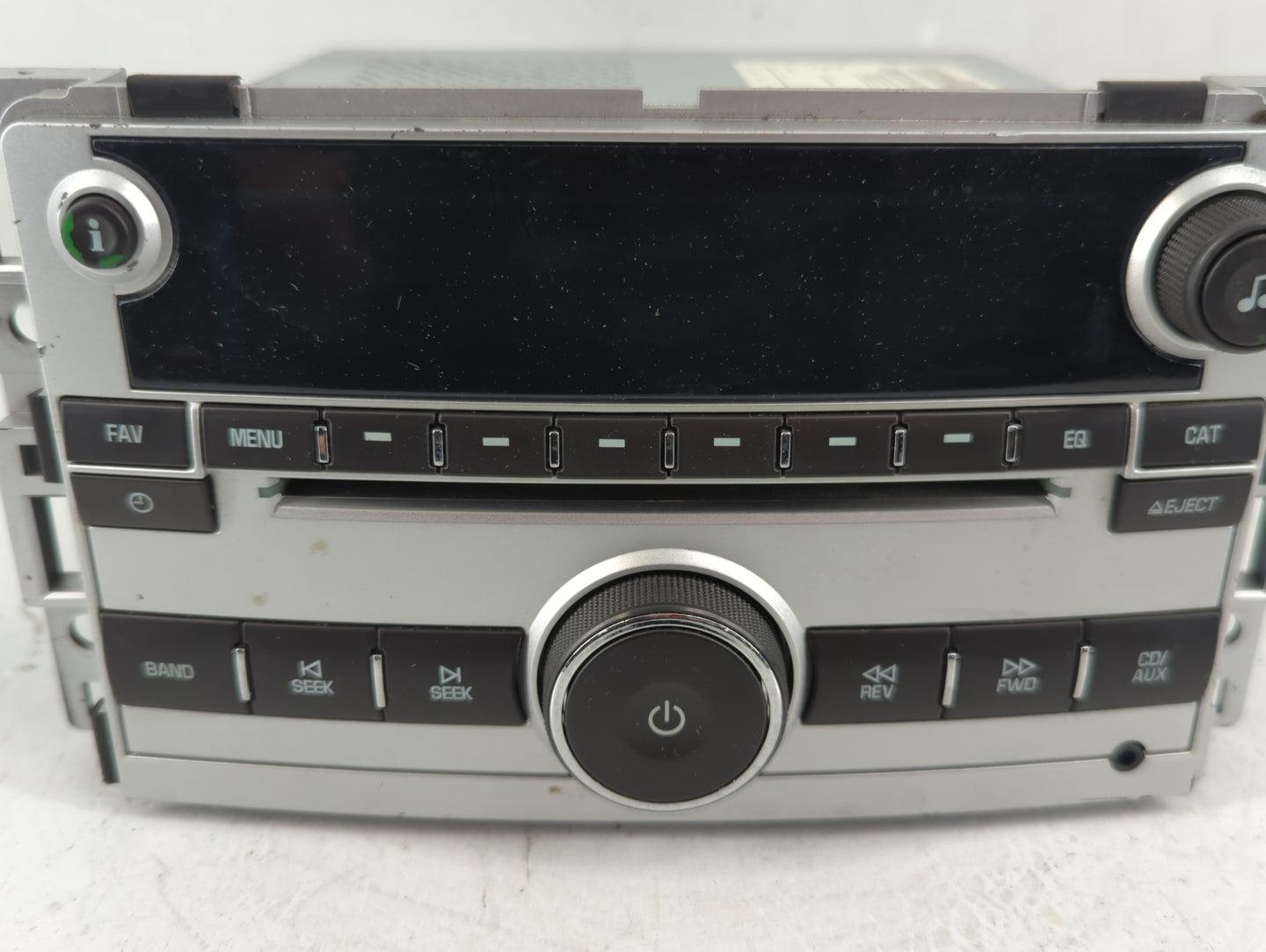 2009-2012 Chevrolet Malibu Radio AM FM Cd Player Receiver Replacement P/N:20834332 Fits Fits 2009 2010 2011 2012 OEM Used Au