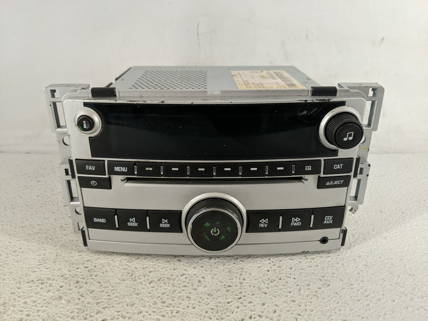 2009-2012 Chevrolet Malibu Radio AM FM Cd Player Receiver Replacement P/N:20919616 Fits Fits 2009 2010 2011 2012 OEM Used Au