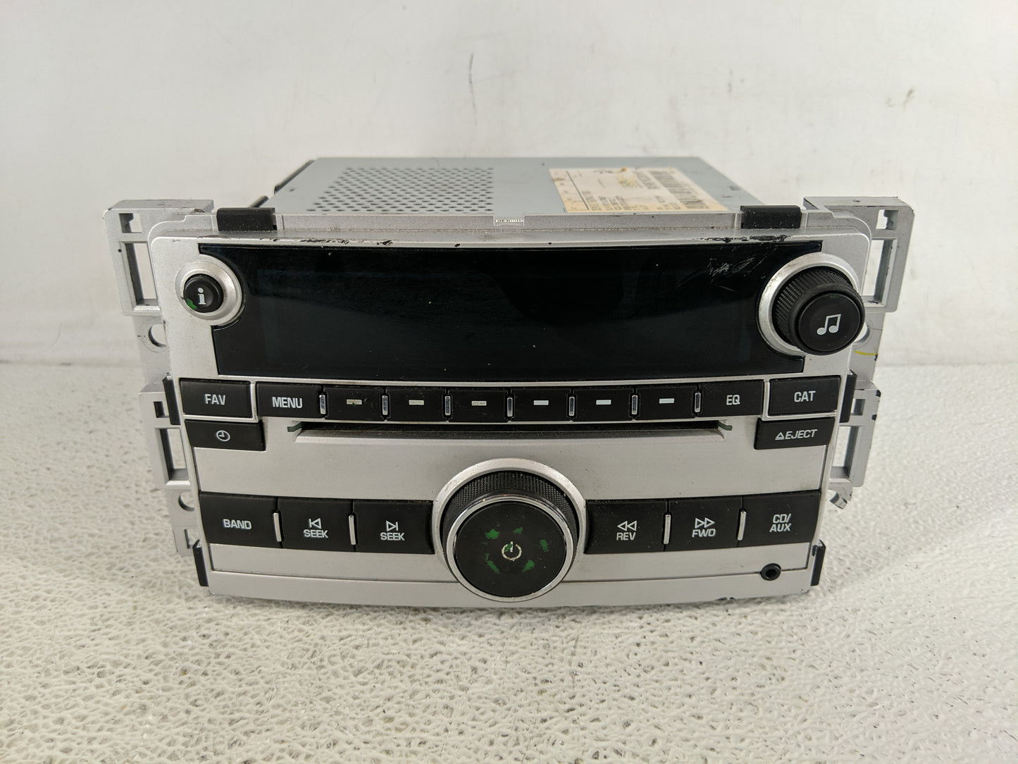 2009-2012 Chevrolet Malibu Radio AM FM Cd Player Receiver Replacement P/N:20919616 Fits Fits 2009 2010 2011 2012 OEM Used Au