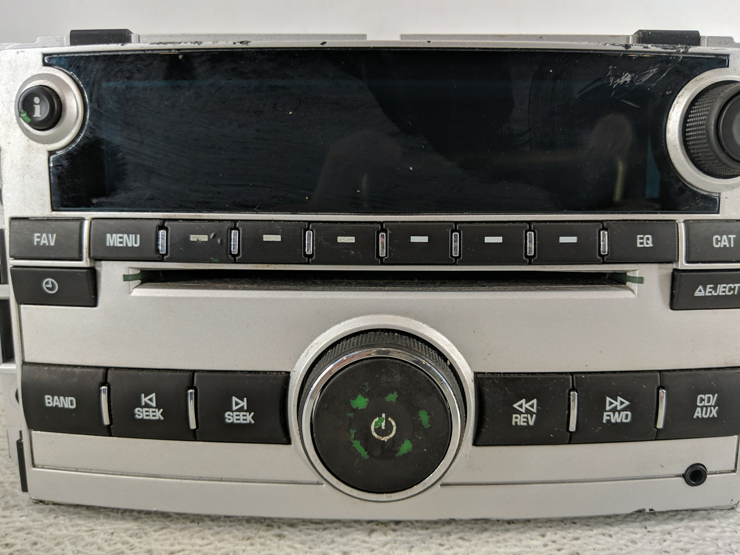 2009-2012 Chevrolet Malibu Radio AM FM Cd Player Receiver Replacement P/N:20919616 Fits Fits 2009 2010 2011 2012 OEM Used Au