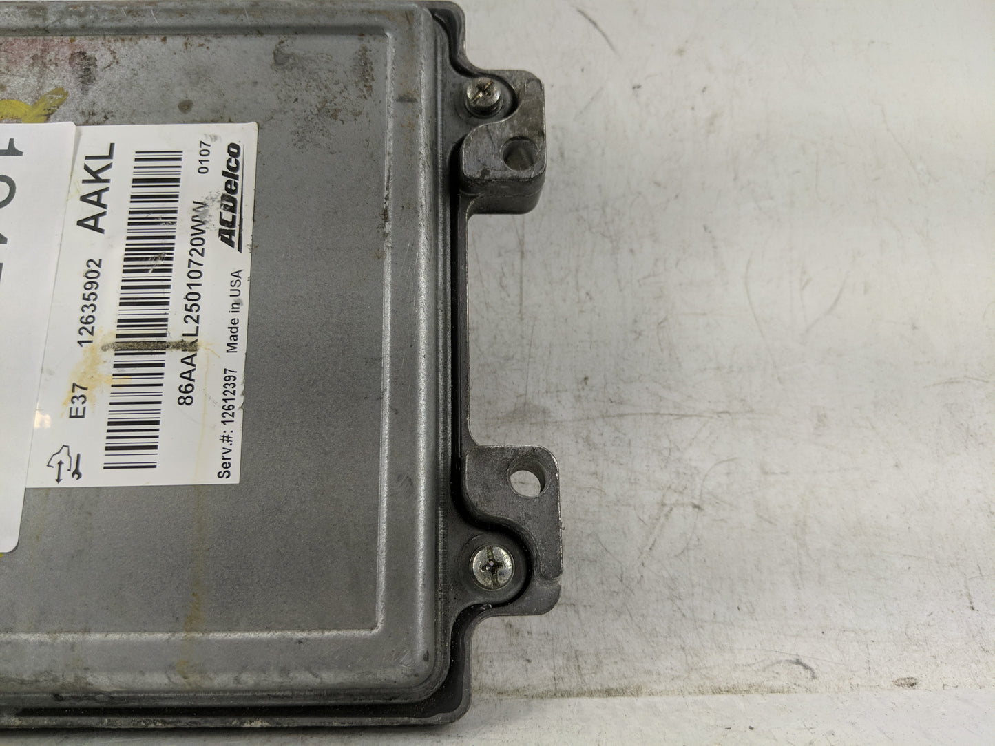 2007-2012 Chevrolet Malibu PCM Engine Control Computer ECU ECM PCU OEM Fits Fits 2007 2008 2009 2010 2011 2012 OEM Used Auto