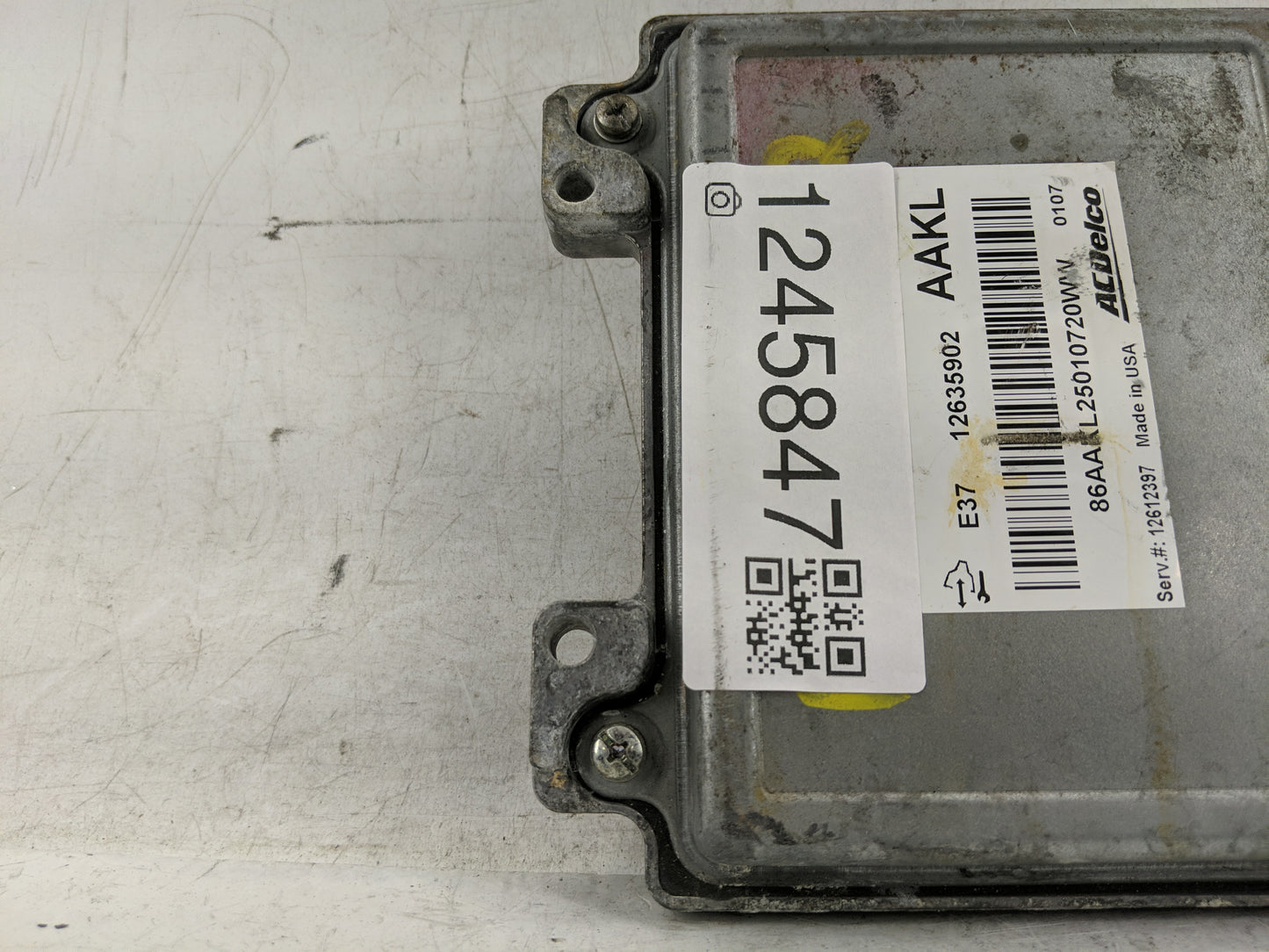 2007-2012 Chevrolet Malibu PCM Engine Control Computer ECU ECM PCU OEM Fits Fits 2007 2008 2009 2010 2011 2012 OEM Used Auto