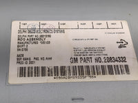 2009-2012 Chevrolet Malibu Radio AM FM Cd Player Receiver Replacement P/N:20834332 Fits Fits 2009 2010 2011 2012 OEM Used Au