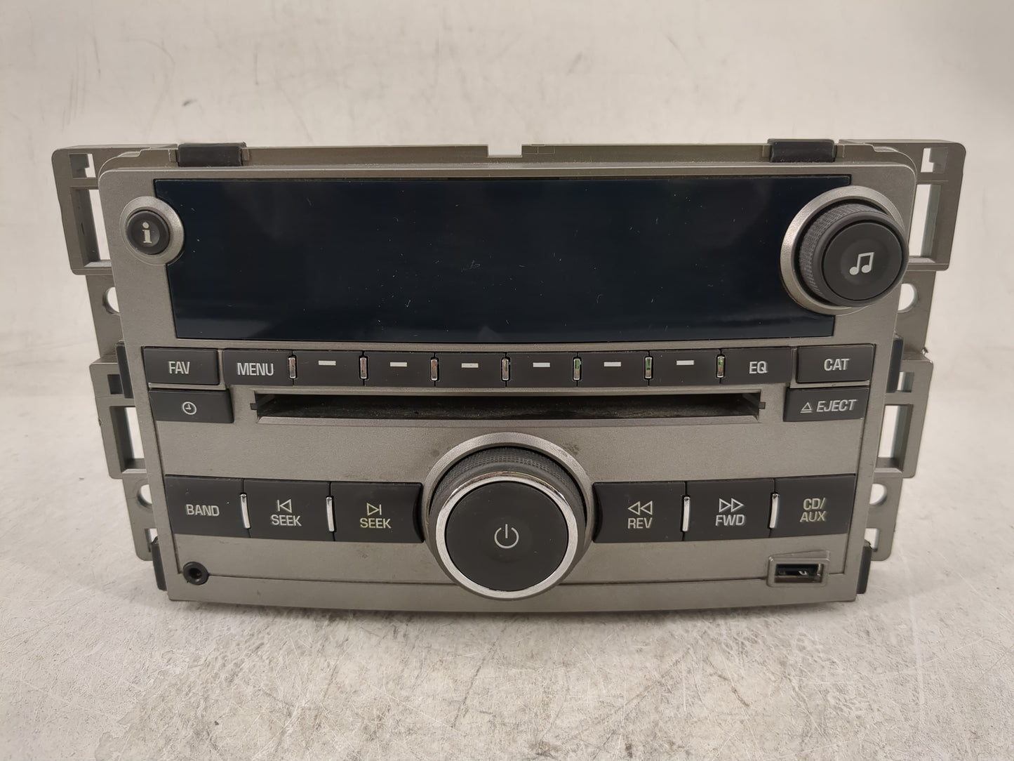2009-2012 Chevrolet Malibu Radio AM FM Cd Player Receiver Replacement P/N:25968661 Fits Fits 2009 2010 2011 2012 OEM Used Au