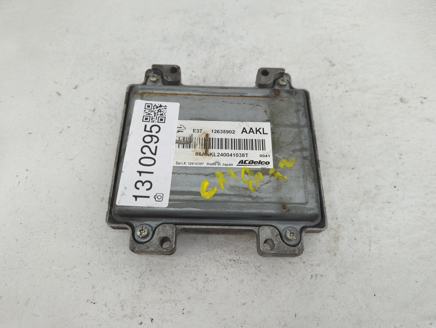 2007-2012 Chevrolet Malibu PCM Engine Control Computer ECU ECM PCU OEM P/N:E37 12635902 Fits Fits 2007 2008 2009 2010 2011 2