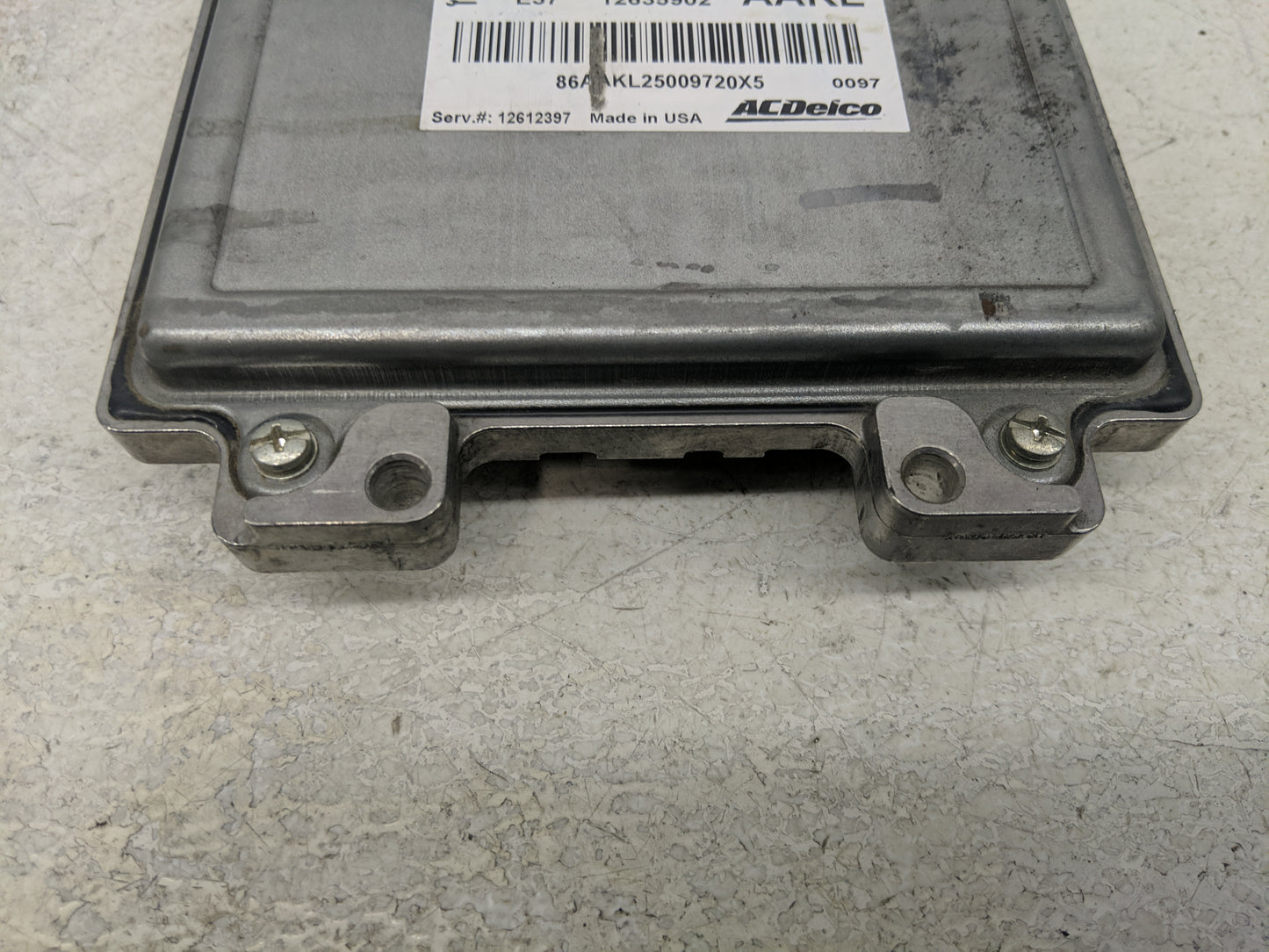 2010 Chevrolet Malibu PCM Engine Control Computer ECU ECM PCU OEM P/N:12635902 Fits OEM Used Auto Parts - Oemusedautoparts1.