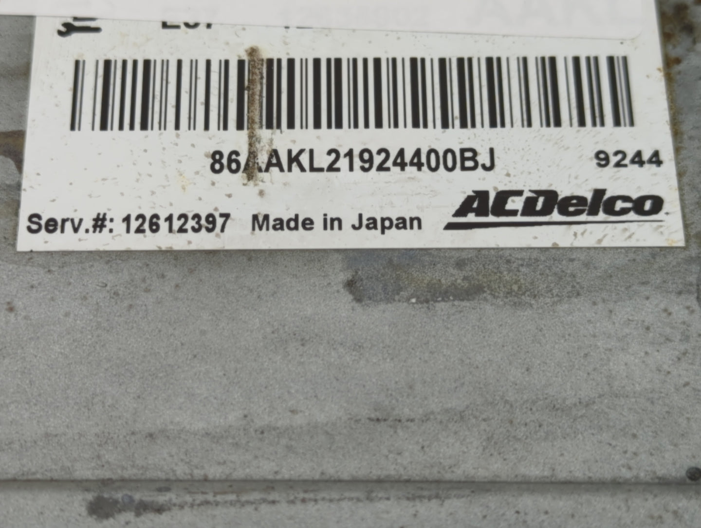 2007-2012 Chevrolet Malibu PCM Engine Control Computer ECU ECM PCU OEM P/N:86AAKL Fits Fits 2007 2008 2009 2010 2011 2012 OE