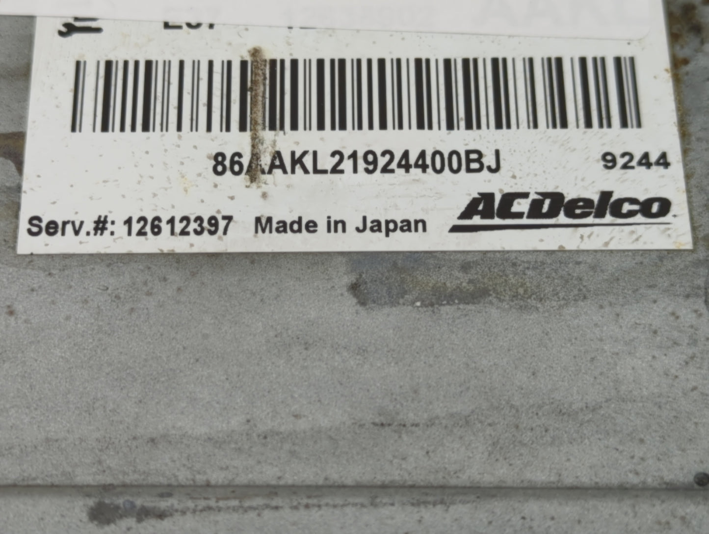 2007-2012 Chevrolet Malibu PCM Engine Control Computer ECU ECM PCU OEM P/N:86AAKL Fits Fits 2007 2008 2009 2010 2011 2012 OE