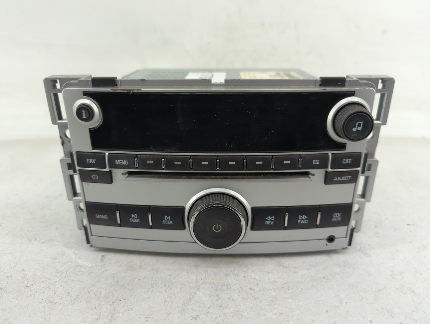 2007-2012 Chevrolet Malibu Radio AM FM Cd Player Receiver Replacement P/N:20834332 Fits OEM Used Auto Parts - Oemusedautopar