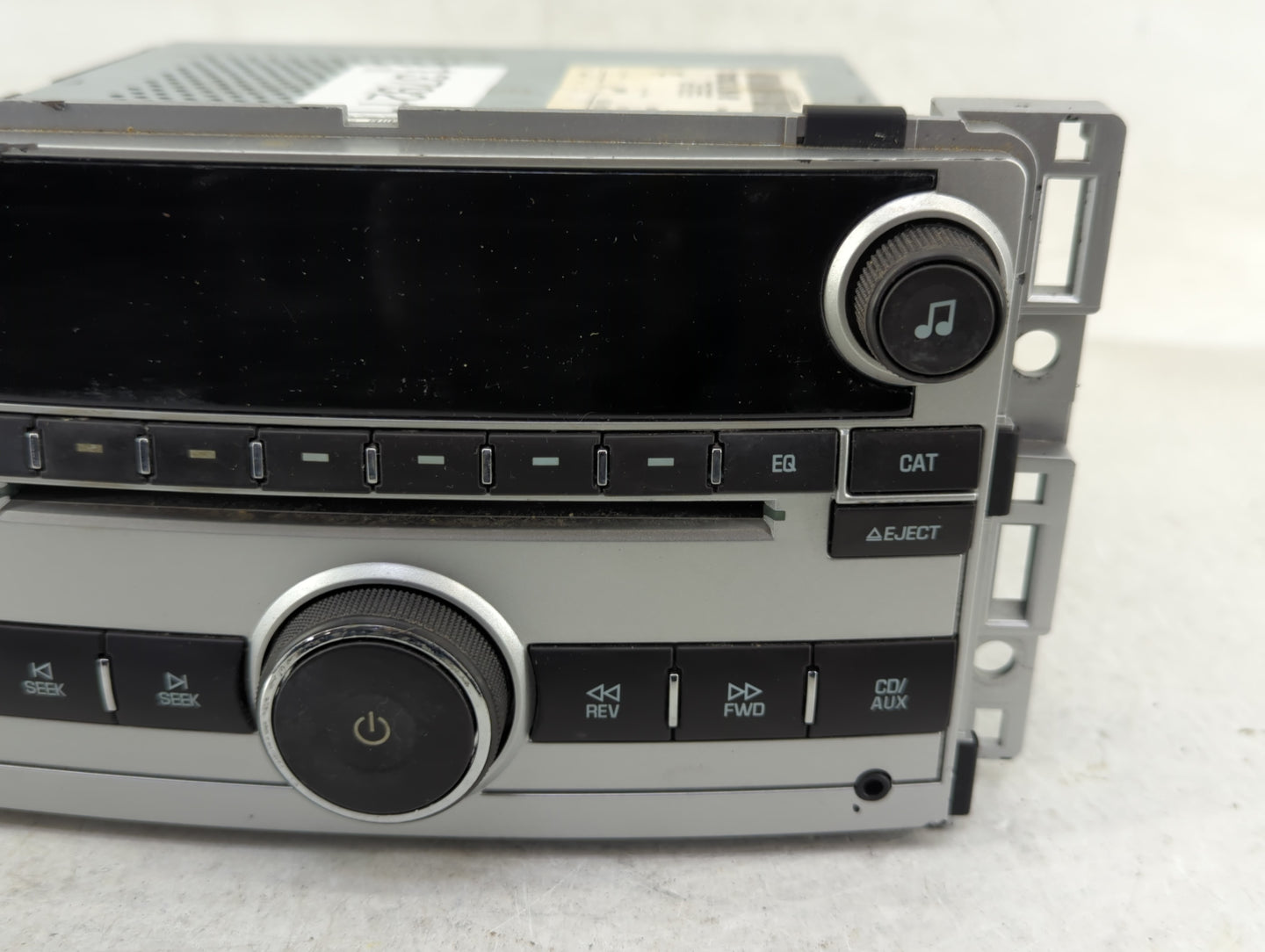2007-2012 Chevrolet Malibu Radio AM FM Cd Player Receiver Replacement P/N:20834332 Fits OEM Used Auto Parts - Oemusedautopar