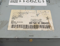 2007-2012 Chevrolet Malibu Radio AM FM Cd Player Receiver Replacement P/N:20834332 Fits OEM Used Auto Parts - Oemusedautopar