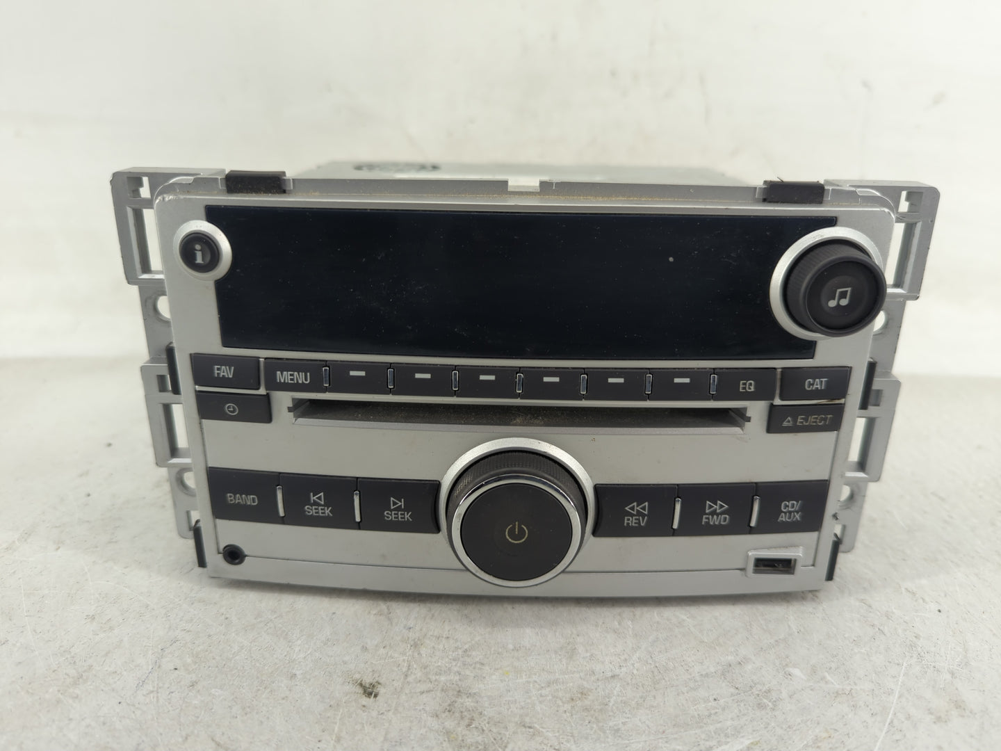 2007-2012 Chevrolet Malibu Radio AM FM Cd Player Receiver Replacement P/N:20834332 Fits OEM Used Auto Parts - Oemusedautopar