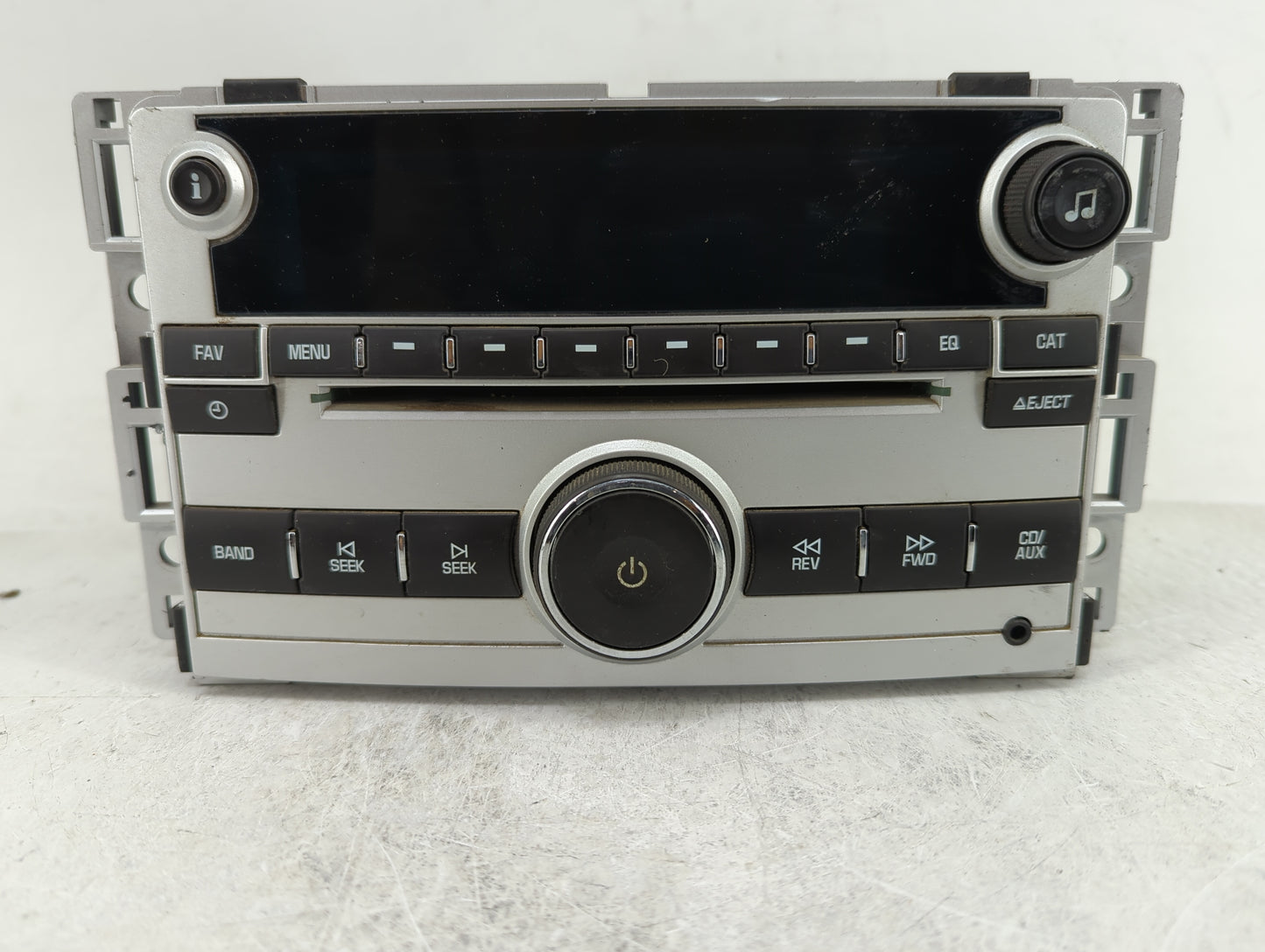 2009-2012 Chevrolet Malibu Radio AM FM Cd Player Receiver Replacement Fits Fits 2009 2010 2011 2012 OEM Used Auto Parts - Oe