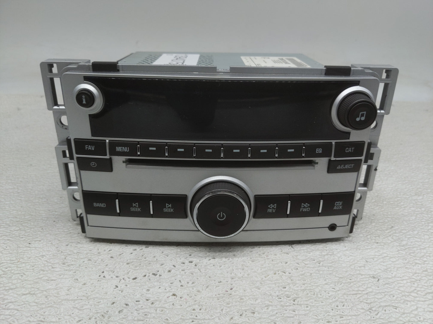 2009-2012 Chevrolet Malibu Radio AM FM Cd Player Receiver Replacement P/N:20834332 Fits Fits 2009 2010 2011 2012 OEM Used Au
