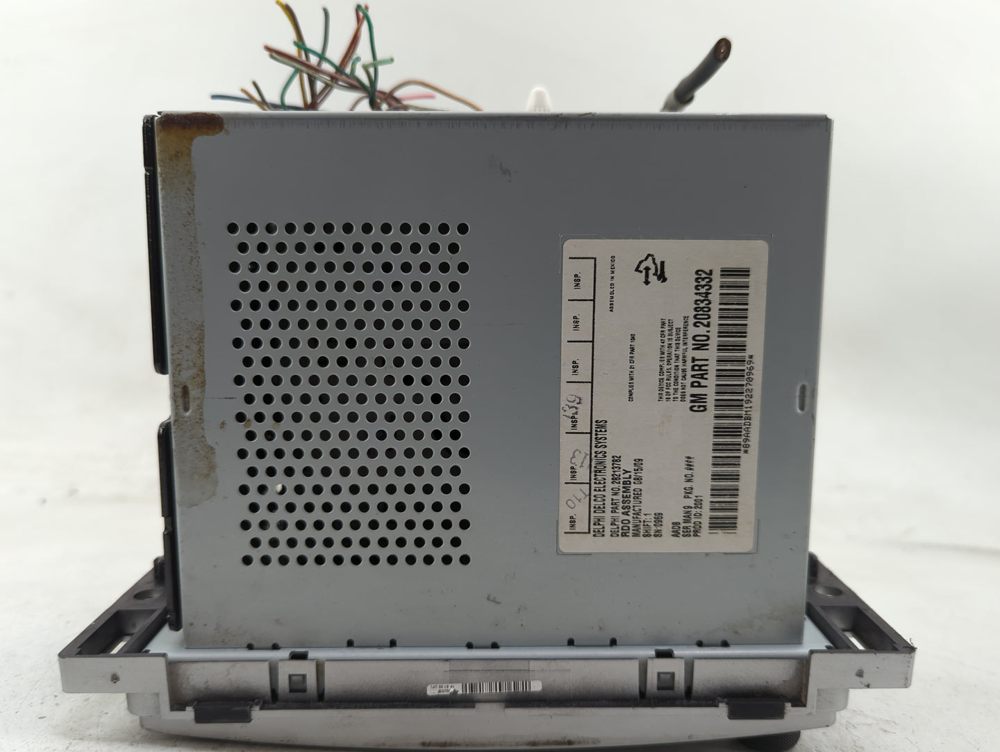 2009-2012 Chevrolet Malibu Radio AM FM Cd Player Receiver Replacement P/N:20834332 Fits Fits 2009 2010 2011 2012 OEM Used Au