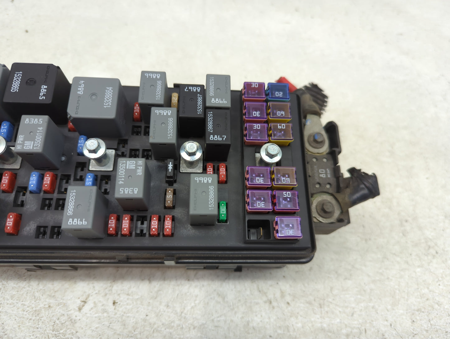 2009-2012 Chevrolet Malibu Fusebox Fuse Box Panel Relay Module P/N:20822689 Fits Fits 2009 2010 2011 2012 OEM Used Auto Part