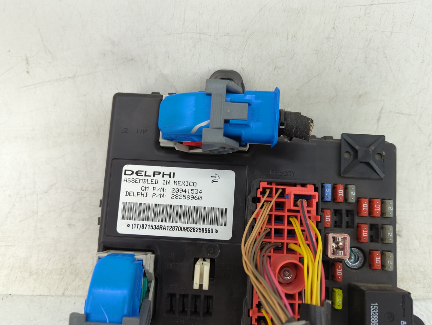 2009-2010 Chevrolet Malibu Fusebox Fuse Box Panel Relay Module P/N:20941534 Fits Fits 2009 2010 OEM Used Auto Parts - Oemuse