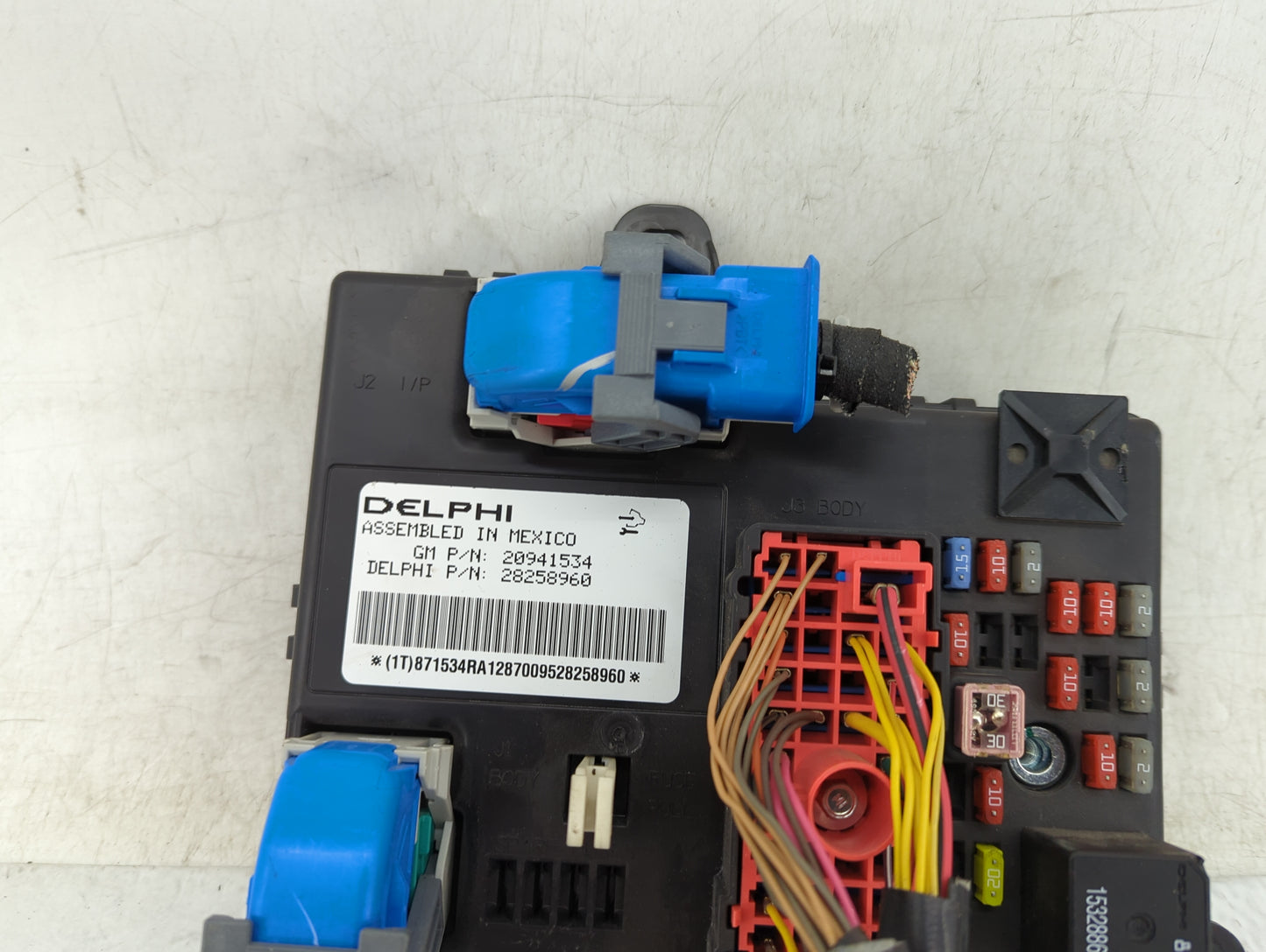 2009-2010 Chevrolet Malibu Fusebox Fuse Box Panel Relay Module P/N:20941534 Fits Fits 2009 2010 OEM Used Auto Parts - Oemuse