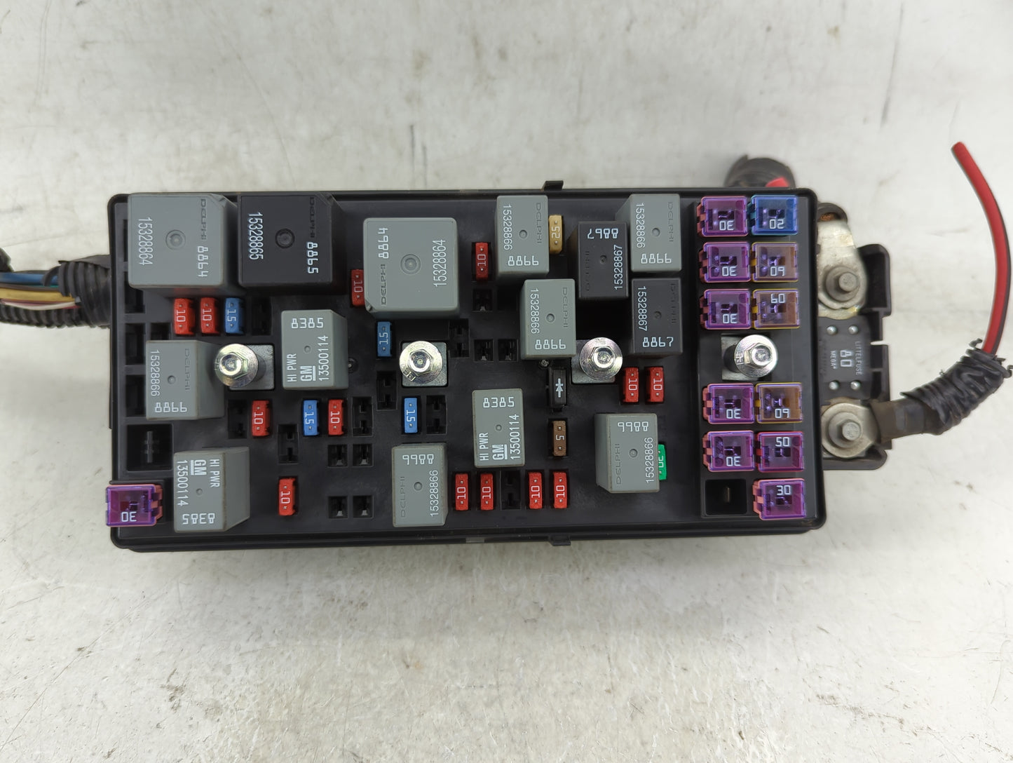 2009-2012 Chevrolet Malibu Fusebox Fuse Box Panel Relay Module P/N:20822695 20822689 Fits Fits 2009 2010 2011 2012 OEM Used 