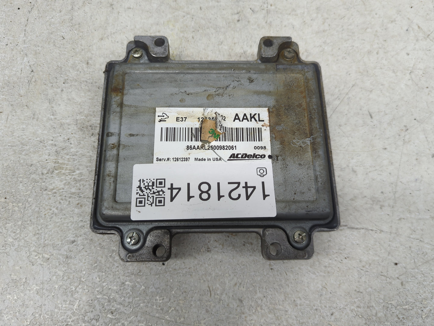 2007-2012 Chevrolet Malibu PCM Engine Control Computer ECU ECM PCU OEM P/N:12612397 E37 Fits Fits 2007 2008 2009 2010 2011 2