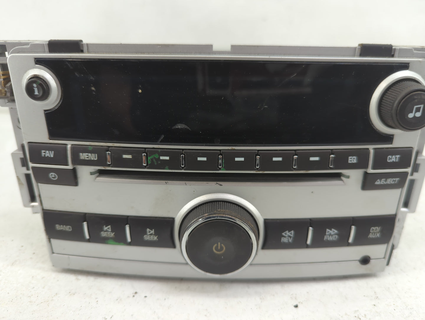 2009-2012 Chevrolet Malibu Radio AM FM Cd Player Receiver Replacement P/N:20919616 Fits Fits 2009 2010 2011 2012 OEM Used Au