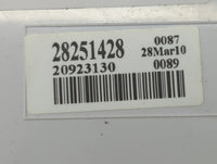 2008-2012 Chevrolet Malibu Climate Control Module Temperature AC/Heater Replacement P/N:28251428 20923130 Fits OEM Used Auto