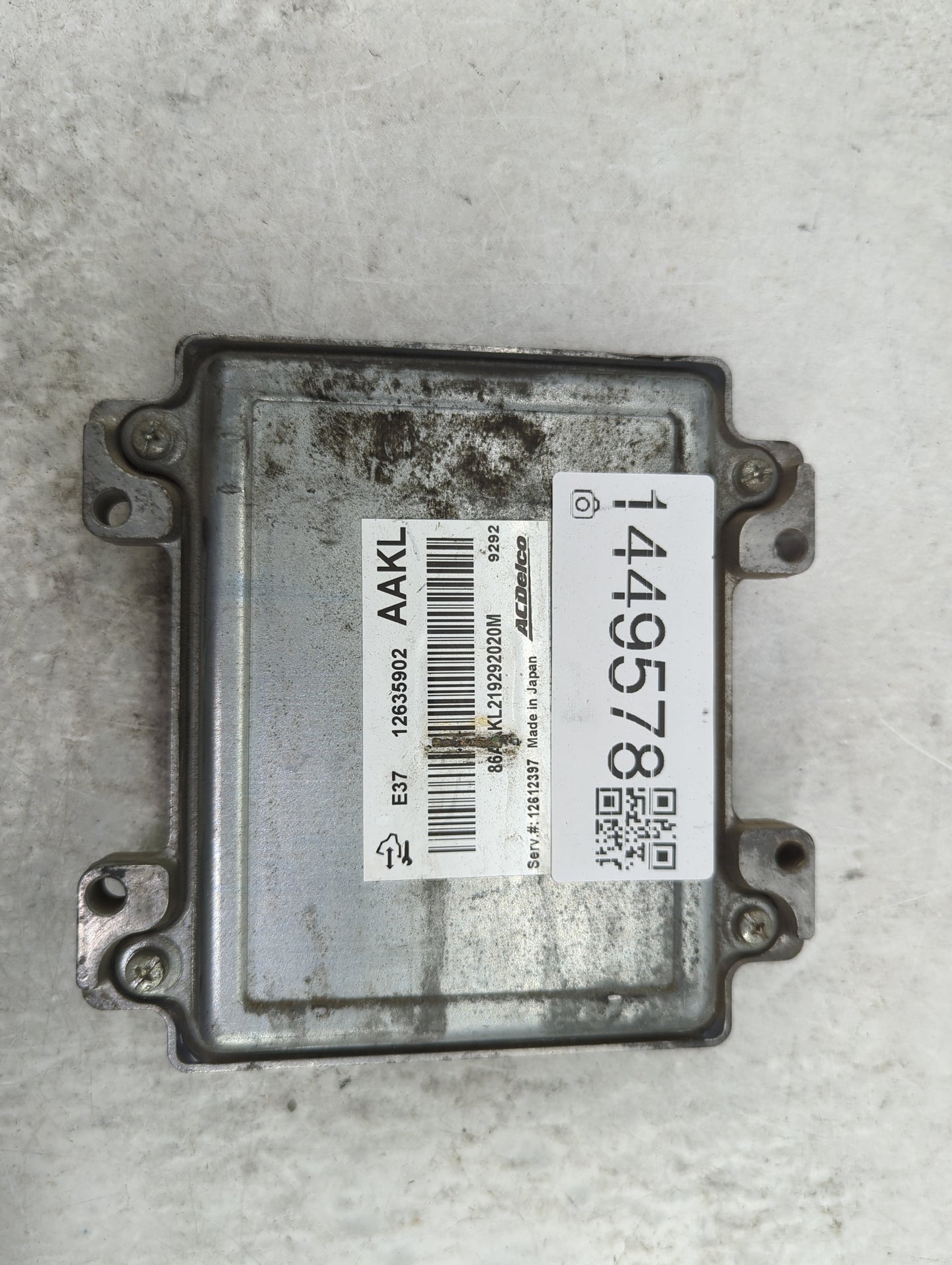2007-2012 Chevrolet Malibu PCM Engine Control Computer ECU ECM PCU OEM P/N:12635902 Fits Fits 2007 2008 2009 2010 2011 2012 