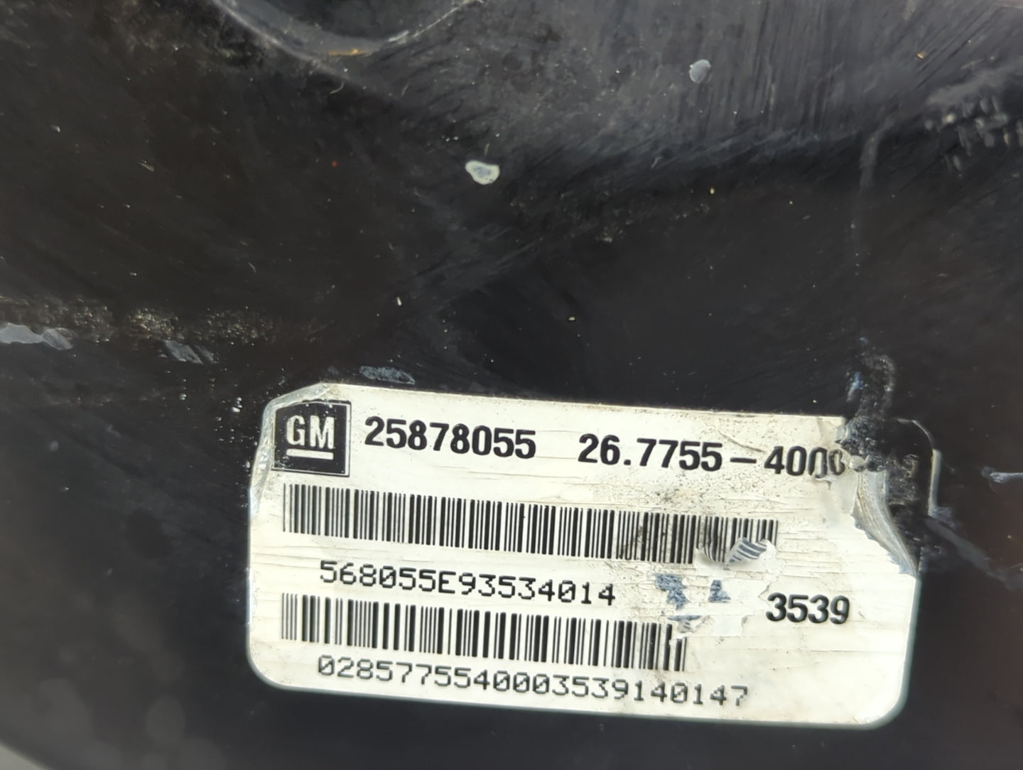 2008-2012 Chevrolet Malibu Power Brake Booster Oem 1451476 - Oemusedautoparts1.com
