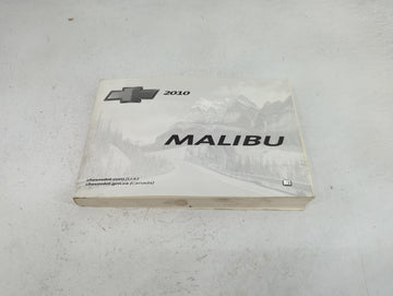 2010 Chevrolet Malibu Owners Manual Book Guide P/N:25852253 OEM Used Auto Parts - Oemusedautoparts1.com