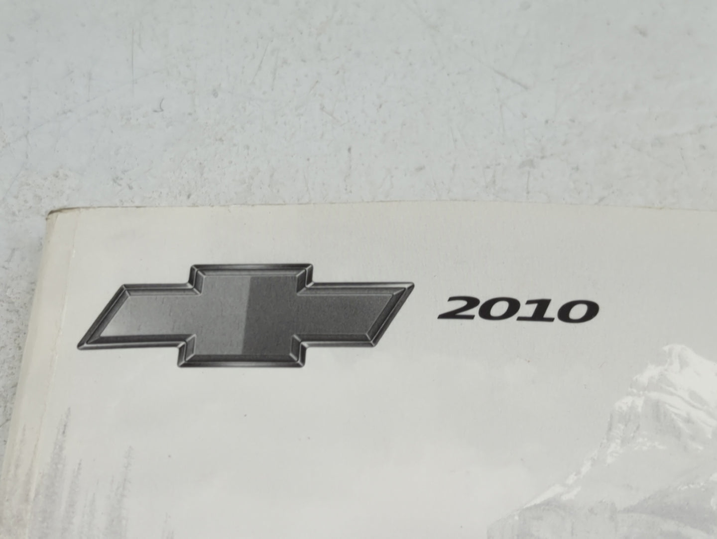 2010 Chevrolet Malibu Owners Manual Book Guide P/N:25852253 OEM Used Auto Parts - Oemusedautoparts1.com