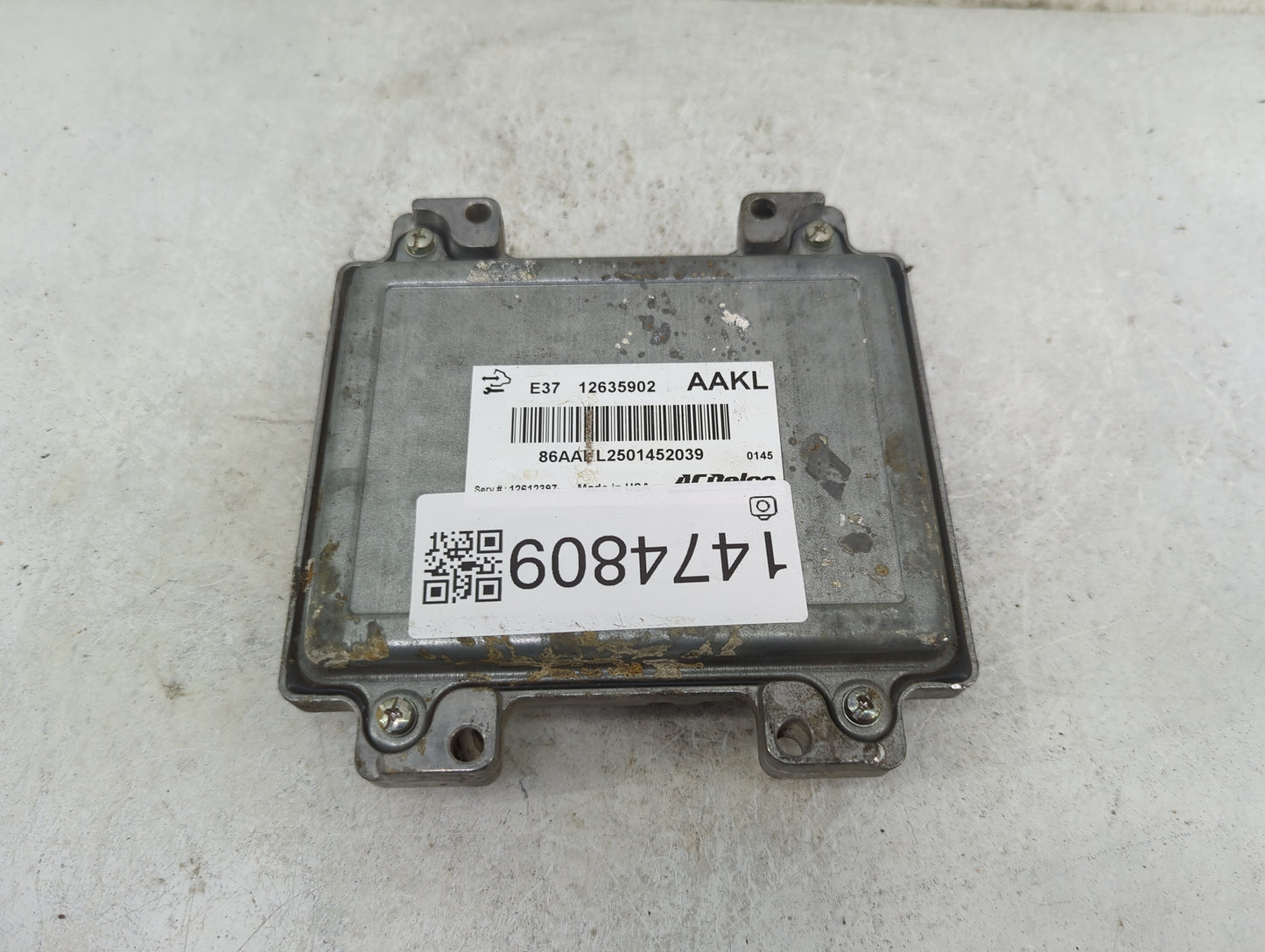 2007-2012 Chevrolet Malibu PCM Engine Control Computer ECU ECM PCU OEM P/N:12635902 12612397 Fits OEM Used Auto Parts - Oemu