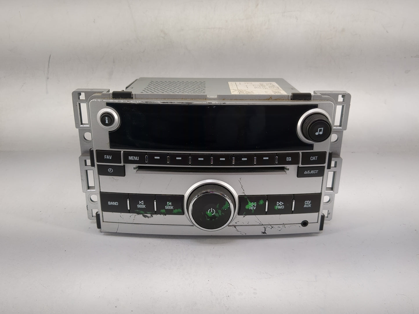2009-2012 Chevrolet Malibu Radio AM FM Cd Player Receiver Replacement Fits Fits 2009 2010 2011 2012 OEM Used Auto Parts - Oe