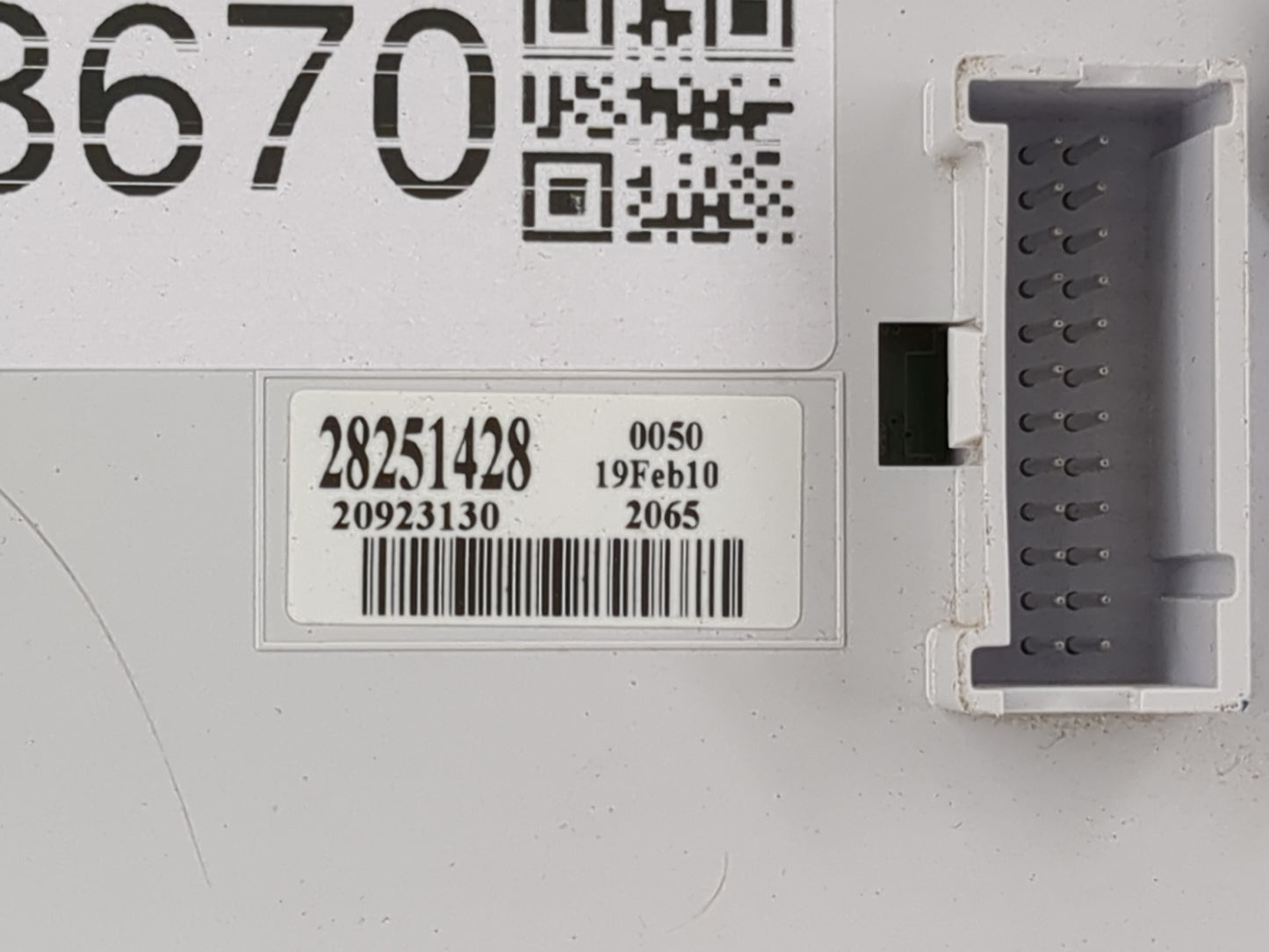 2008-2012 Chevrolet Malibu Climate Control Module Temperature AC/Heater Replacement P/N:28251428 20923130 Fits OEM Used Auto