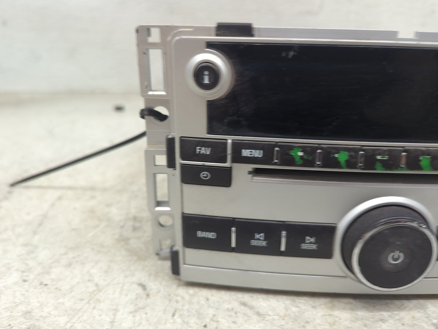 2010 Chevrolet Malibu Radio AM FM Cd Player Receiver Replacement P/N:28073878 Fits OEM Used Auto Parts - Oemusedautoparts1.c