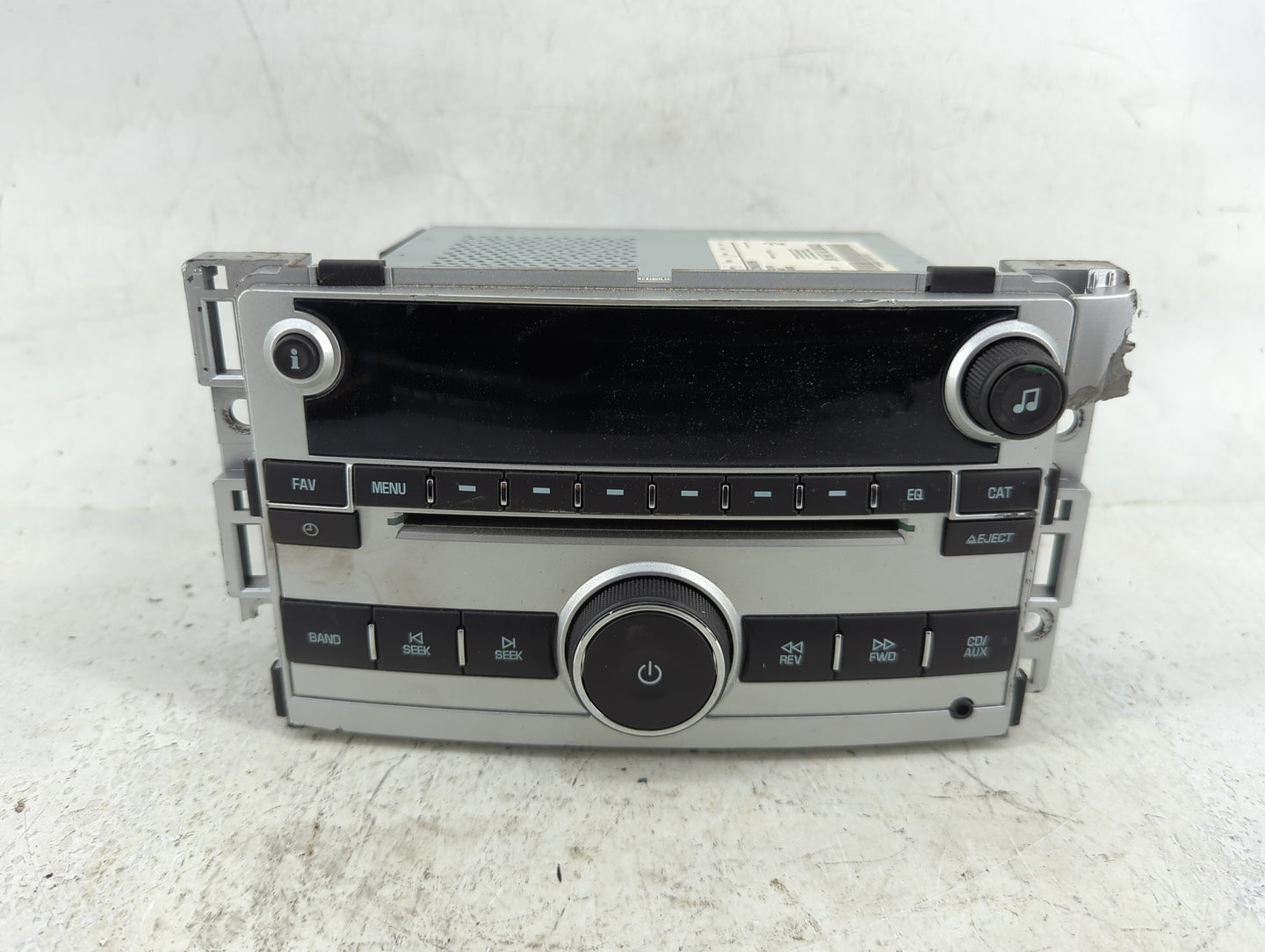 2009-2012 Chevrolet Malibu Radio AM FM Cd Player Receiver Replacement P/N:28213782 20834332 Fits Fits 2009 2010 2011 2012 OE